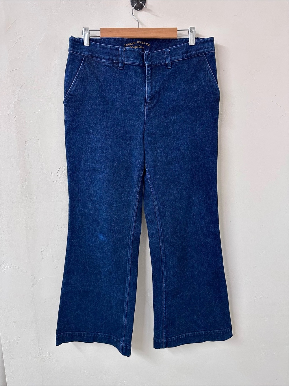 Ralph Lauren Dark Blue Wide-Leg Jeans